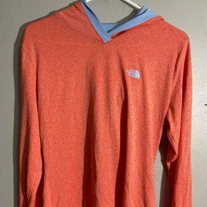The North Face Women's Large Flash Dry Long Sleeves, Pullover with Hood